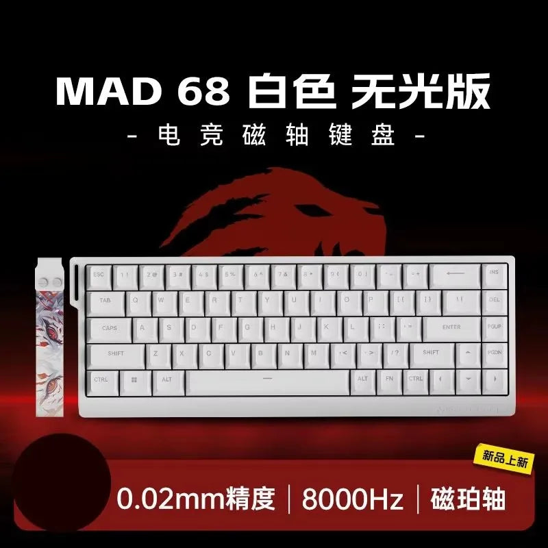 XessXK x Mad60 Mad68 HE 8k Mechanical Keyboard Magnetic Switch Wired 60% 68% Gaming Keyboards Rapid Trigger Rgb Customs Keyboards