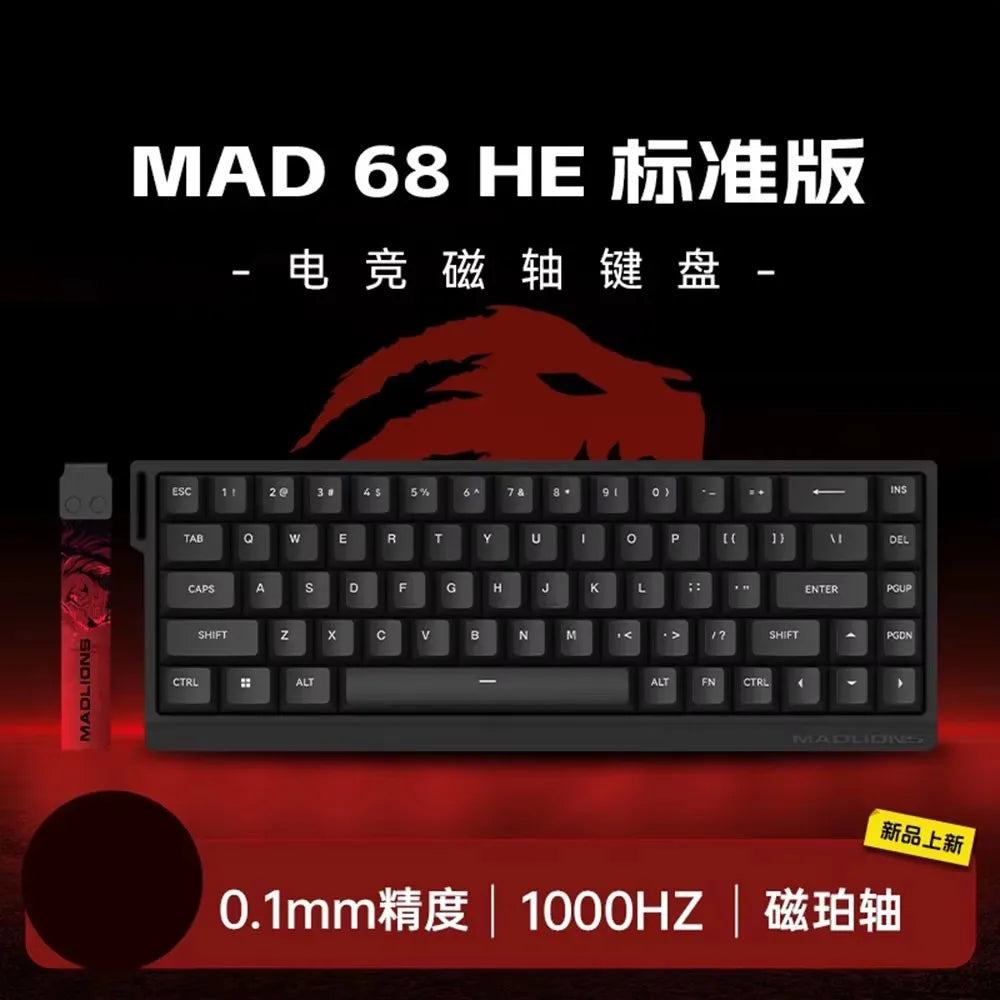 XessXK x Mad60 Mad68 HE 8k Mechanical Keyboard Magnetic Switch Wired 60% 68% Gaming Keyboards Rapid Trigger Rgb Customs Keyboards