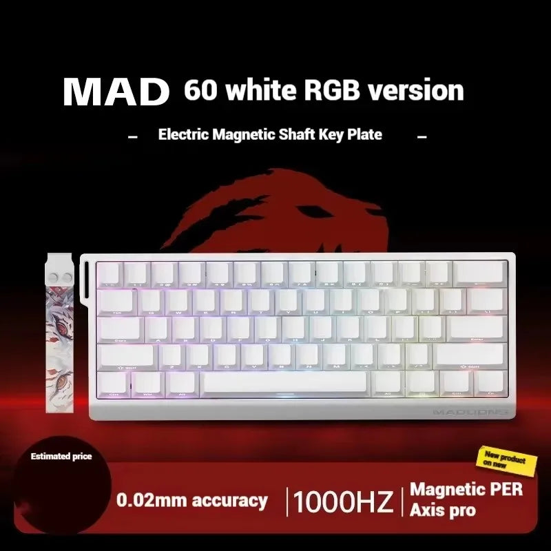 XessXK x Mad60 Mad68 HE 8k Mechanical Keyboard Magnetic Switch Wired 60% 68% Gaming Keyboards Rapid Trigger Rgb Customs Keyboards
