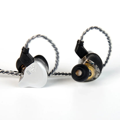 CCZ DC02 HiFi Wired Earphones Dynamic in Ear Earphones Stereo Earphones with Detachable Cable Custom Music Game Office Gifts