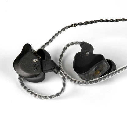 CCZ DC02 HiFi Wired Earphones Dynamic in Ear Earphones Stereo Earphones with Detachable Cable Custom Music Game Office Gifts