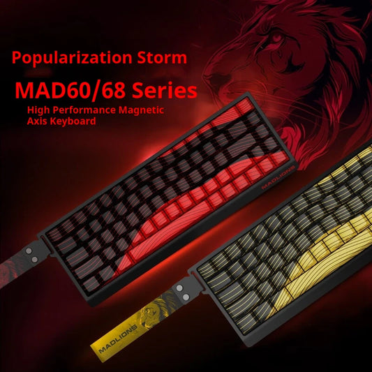 XessXK x Mad60 Mad68 HE 8k Mechanical Keyboard Magnetic Switch Wired 60% 68% Gaming Keyboards Rapid Trigger Rgb Customs Keyboards